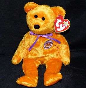 TY Beanie Baby CELEBRATIONS Orange UK Excl Bear 8 MWMT  