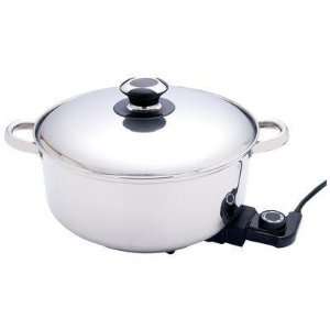  Skillet Slow Cooker 12 Stainless Steel Deep Electric 