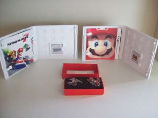   3D + Mario Kart 7 + rare 2 pin set, Nintendo 3DS complete, mint  