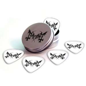   Electric Guitar Picks X 5 (2 Sided Print) in Tin Musical Instruments