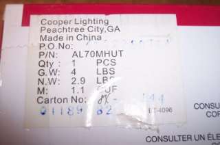 Cooper Lighting AL70MHUT 70W Metal Halide Dusk to Dawn  