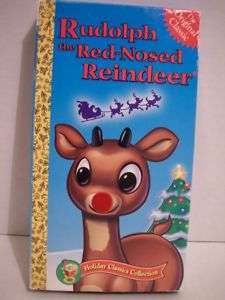 RUDOLPH THE RED  NOSED REINDEER VHS TAPE 074644956030  