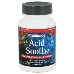  Enzymedica   Acid Soothe Chewable Berry   30 tabs Health 