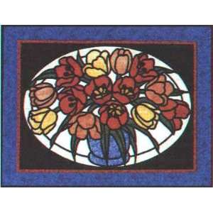  PT1291 Dutch Treat Stained Glass Quilt Pattern by 