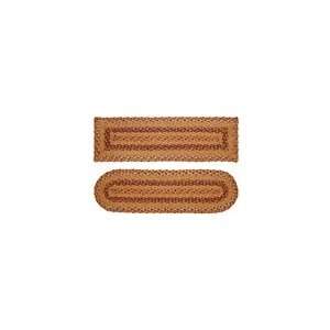  Shenandoah Jute Stair Tread Braided Rect 8.5x27