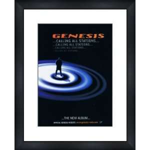  GENESIS Calling All Stations   Custom Framed Original Ad 