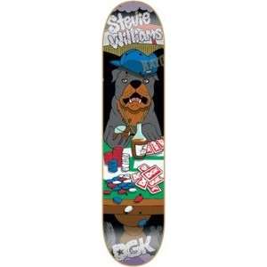  DGK Stevie Williams Playas Club Skateboard Deck   7.9 x 