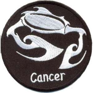  CANCER ZODIAC STAR SIGN Embroidered Biker Vest Patch 