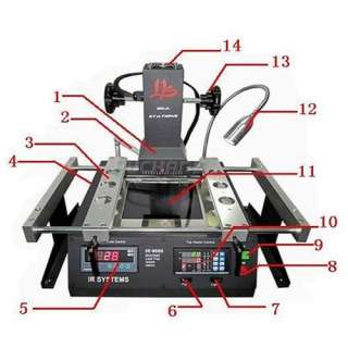 New LY BGA rework station IR9000 with CCD,IR6000 upgrade model  