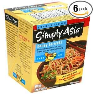 Simply Asia Take Out Noodle Box, Honey Teriyaki, 10.6 Ounce Containers 