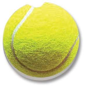  Tennis Ball Car Coaster, Single