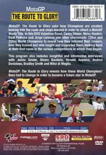 MotoGP ROUTE TO GLORY World Champions Documentary DVD  