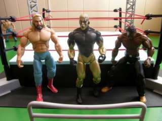 WWE JAKKS Action Figures Wrestlers With Ring & Accessories  