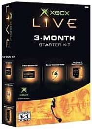 Xbox Live 3 Month Starter Kit Version 3 Xbox, 2004 805529792609  