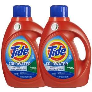 Tide Coldwater 2x Concentrated Liquid Detergent, Mountain 