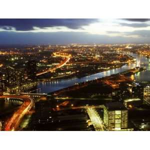  Yarra River from Rialto Towers, Melbourne, Victoria 