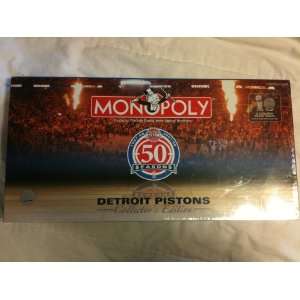  Monopoly Detroit Pistons Collectors Edition Toys & Games