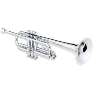  Jupiter 604 Series C Trumpet Silver Musical Instruments