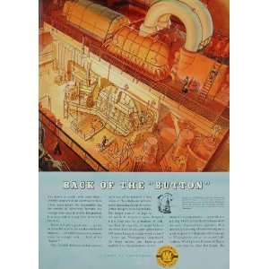   Ad Westinghouse Golden Jubilee Turbine Generator   Original Print Ad