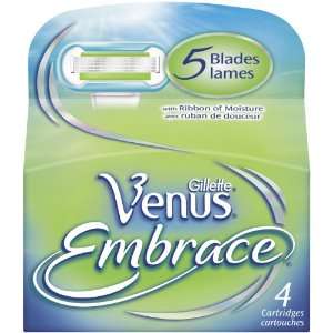  Gillette Venus Embrace Womens Razor Refill Cartridges, 4 