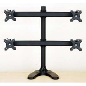  Deluxe Quad LCD Monitor Stand Free Standing up to 4 28 
