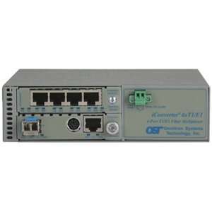  Omnitron iConverter 8830N 2 T1/E1 Multiplexer. 4T1M SF MUX 