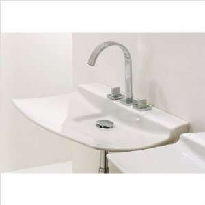   Wall Mount or Vessel Sink Color Black, Faucet Hole Option Sink with