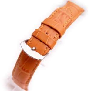  TAIKONAUT 20mm Watch Strap*CrocoCalf (Croco Grain) *Orange 