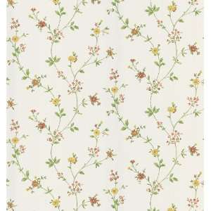 Brewster 403 49220 Cottage Living Daisy Trail Wallpaper, 20.5 Inch by 
