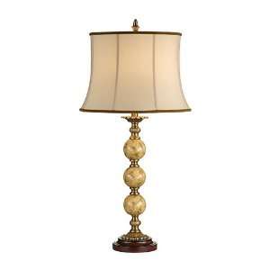 Wildwood Lamps 60013 Marbelized Balls 1 Light Table Lamps in Antiqued 
